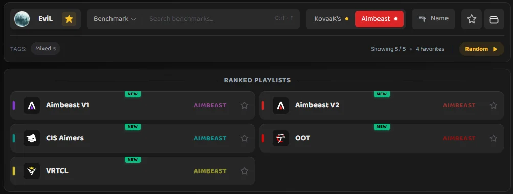 Aimbeast benchmarks